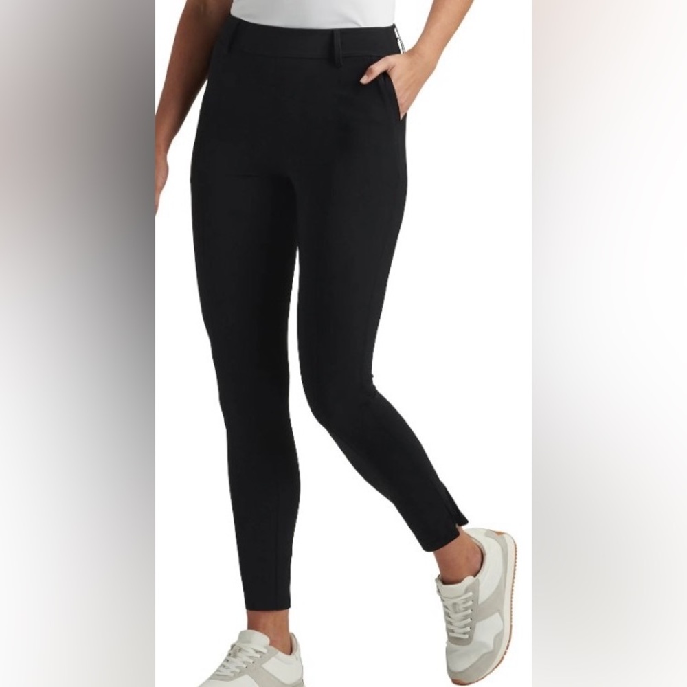 Peter Millar Sleek Black Leggings